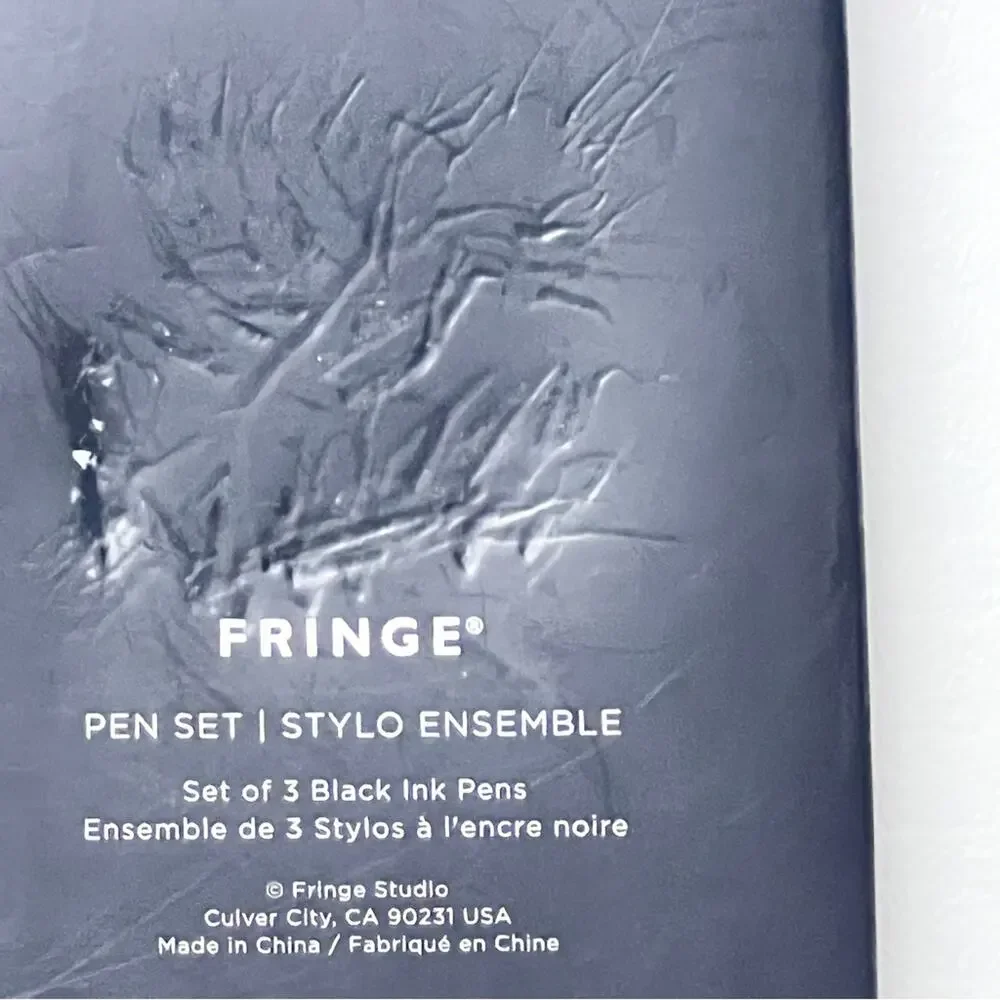 FRINGE Three Pack Stylo Ensemble Motivational Inspirational  Pen SET